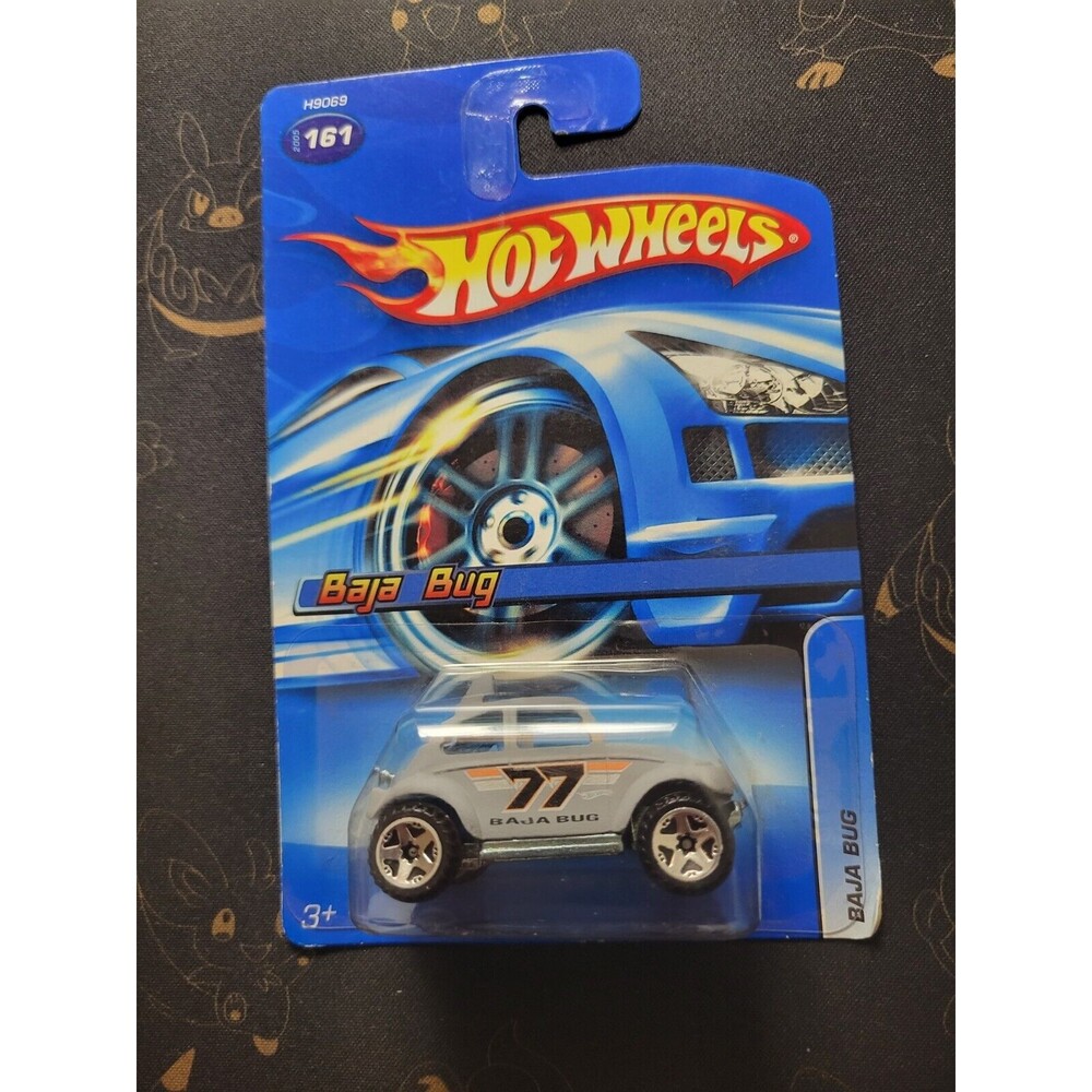 Hot Wheels Baja Bug #161 VW Volkswagen Beetle 2005 Gray Die Cast